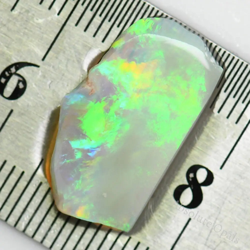 5.01 Cts Australian Rough Opal Lightning Ridge Rub Single