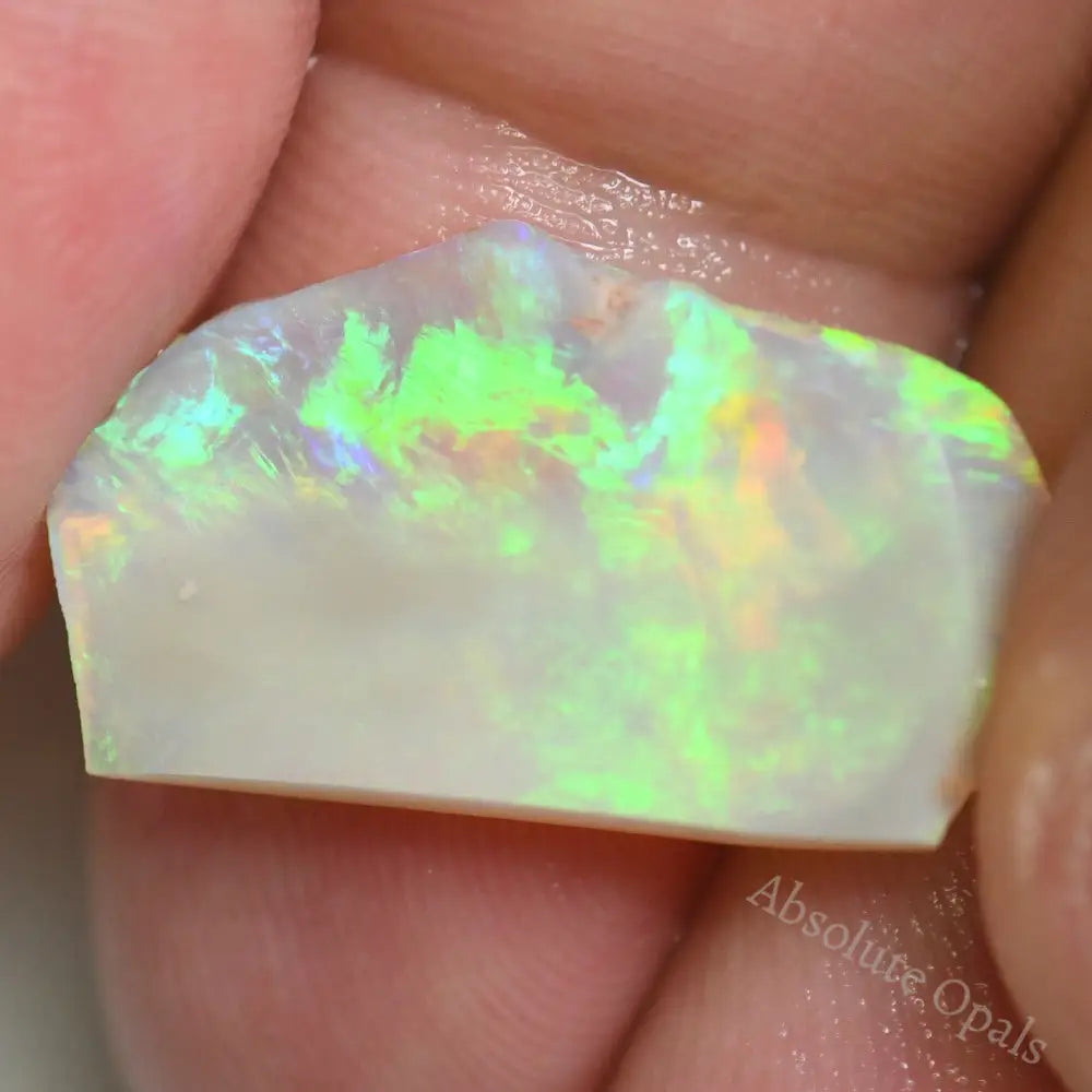 5.01 Cts Australian Rough Opal Lightning Ridge Rub Single