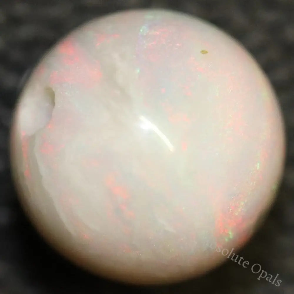 5.10 Cts Australian Semi Black Opal Solid Lightning Ridge Beads Loose Stone Drilled