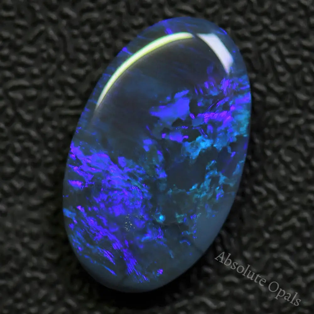 Australian Black Opal Solid Stone, Lightning Ridge