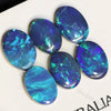 5.15 Cts Australian Opal Doublet Stone Cabochon 6Pcs 7X5