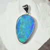 5.18 G Australian Doublet Opal With Silver Pendant: L 37.0 Mm Jewellery