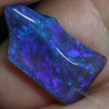 5.25 Cts Australian Black Opal Lightning Ridge Solid Carving Loose Stone