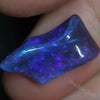 5.25 Cts Australian Black Opal Lightning Ridge Solid Carving Loose Stone