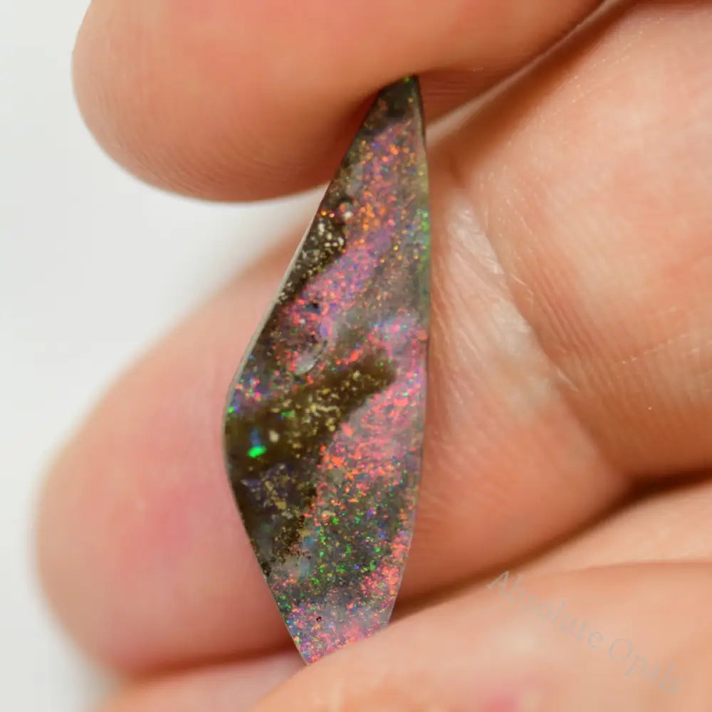 5.25 Cts Australian Red Boulder Opal Cut Stone