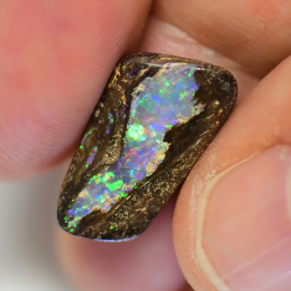 5.35 Cts Australian Boulder Opal Cut Stone