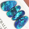 5.36 Cts Australian Opal Doublet Stone Cabochon 4Pcs