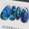 5.36 Cts Australian Opal Doublet Stone Cabochon 4Pcs