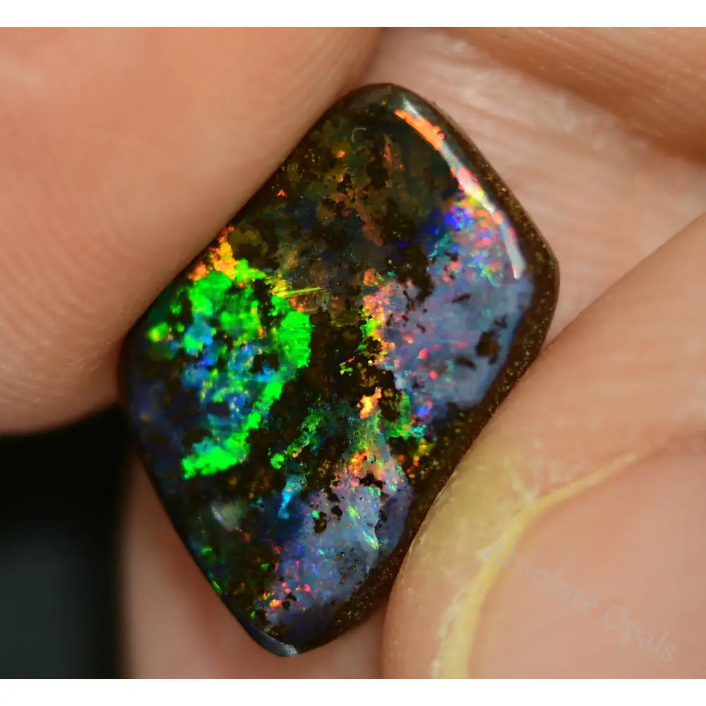 5.38 Cts Australian Boulder Opal Cut Stone