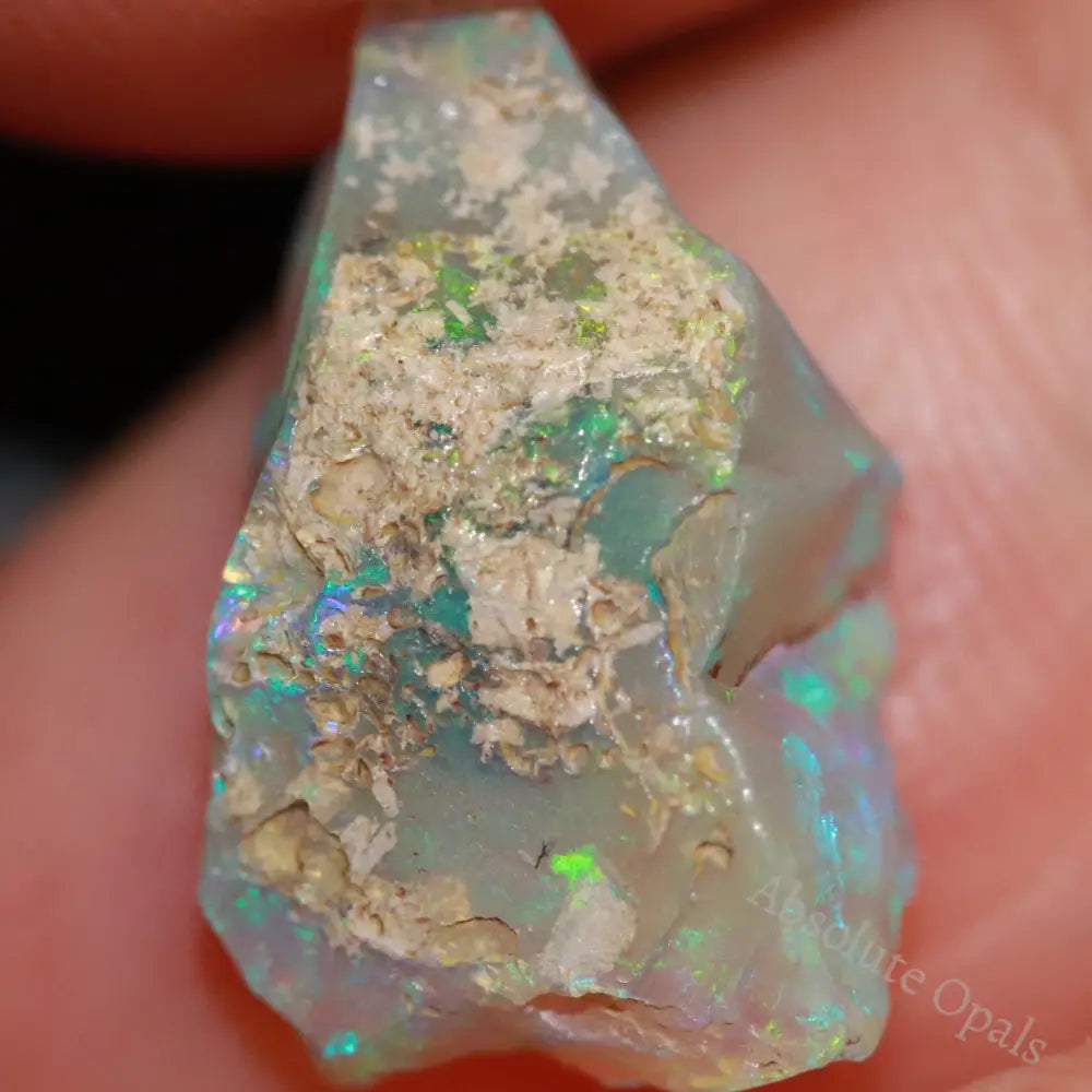 5.39 Cts Australian Opal Rough Lightning Ridge Wood Fossil Polished Specimen