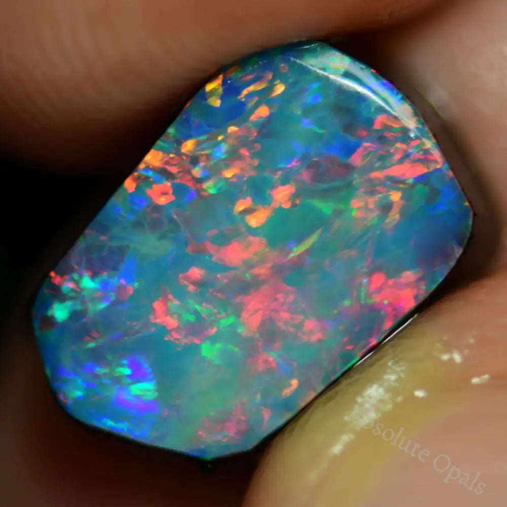 5.4 Cts Australian Opal Doublet Stone Rough Rub Lightning Ridge