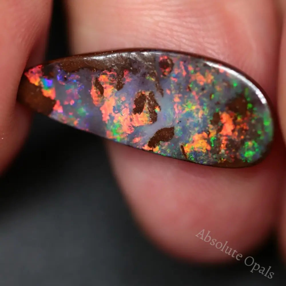 5.40 Cts Australian Boulder Opal Cut Loose Stone