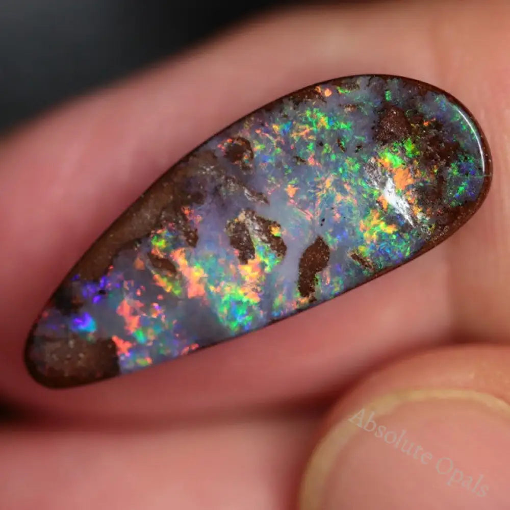 5.40 Cts Australian Boulder Opal Cut Loose Stone