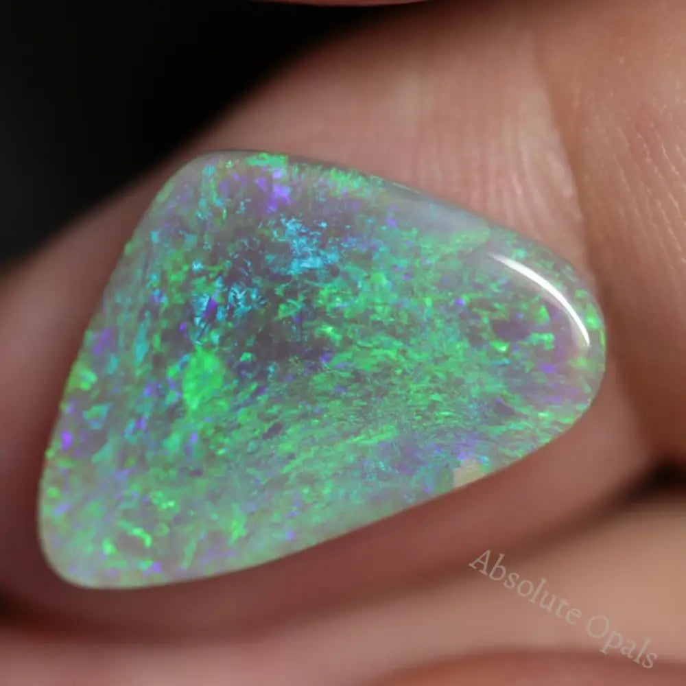 5.48 Cts Australian Lightning Ridge Semi Black Solid Opal