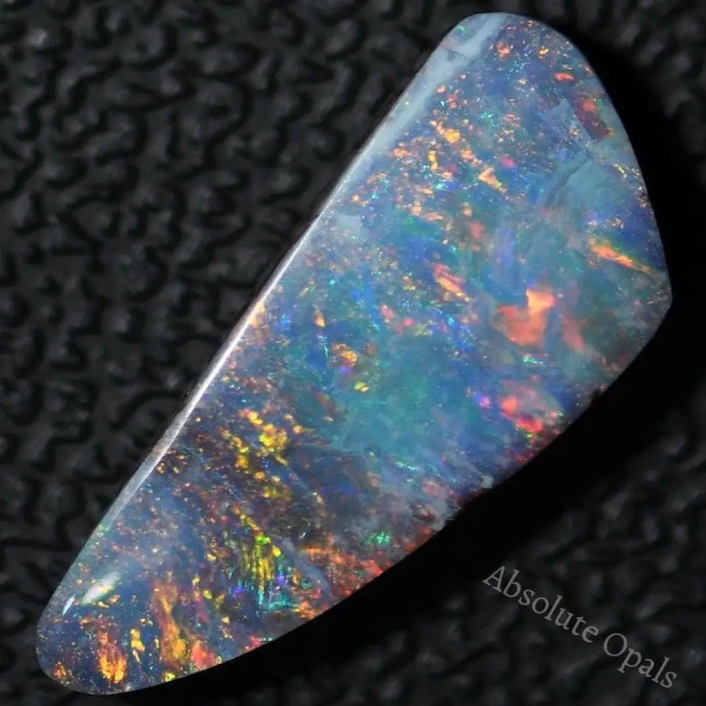 5.50 Cts Australian Boulder Opal Cut Loose Stone
