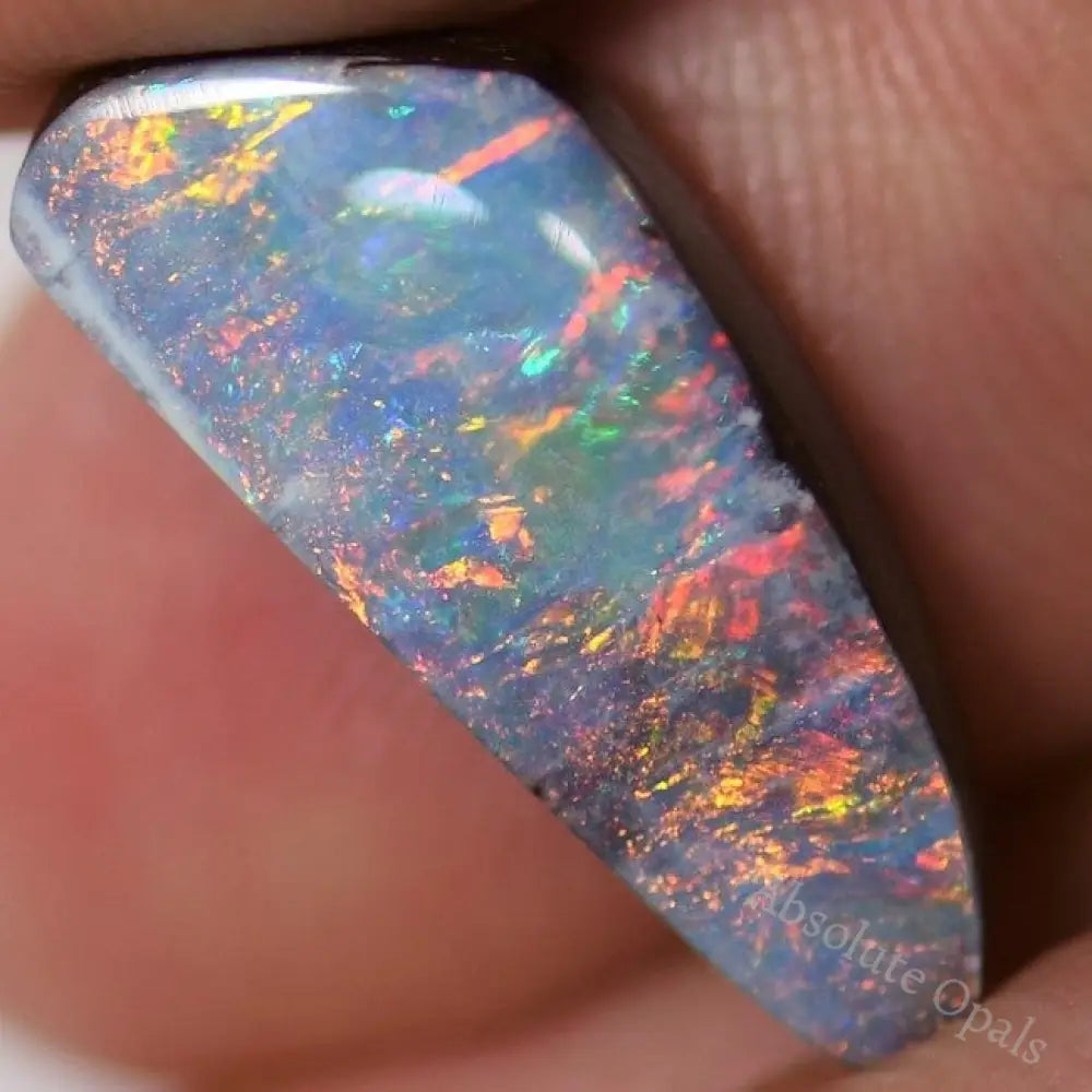 5.50 Cts Australian Boulder Opal Cut Loose Stone