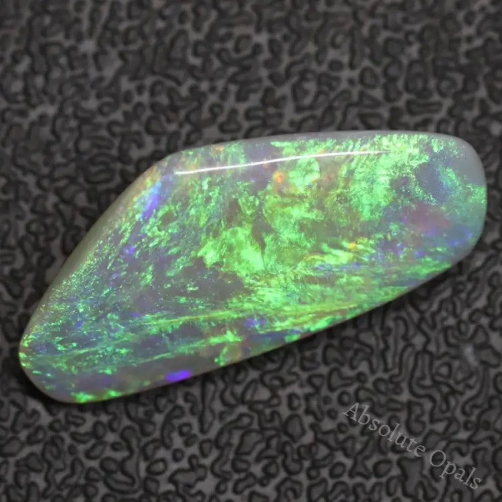 Australian Semi Black Opal, Solid Lightning Ridge Cabochon, Loose Gem Stone