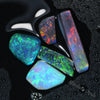 black rough opal