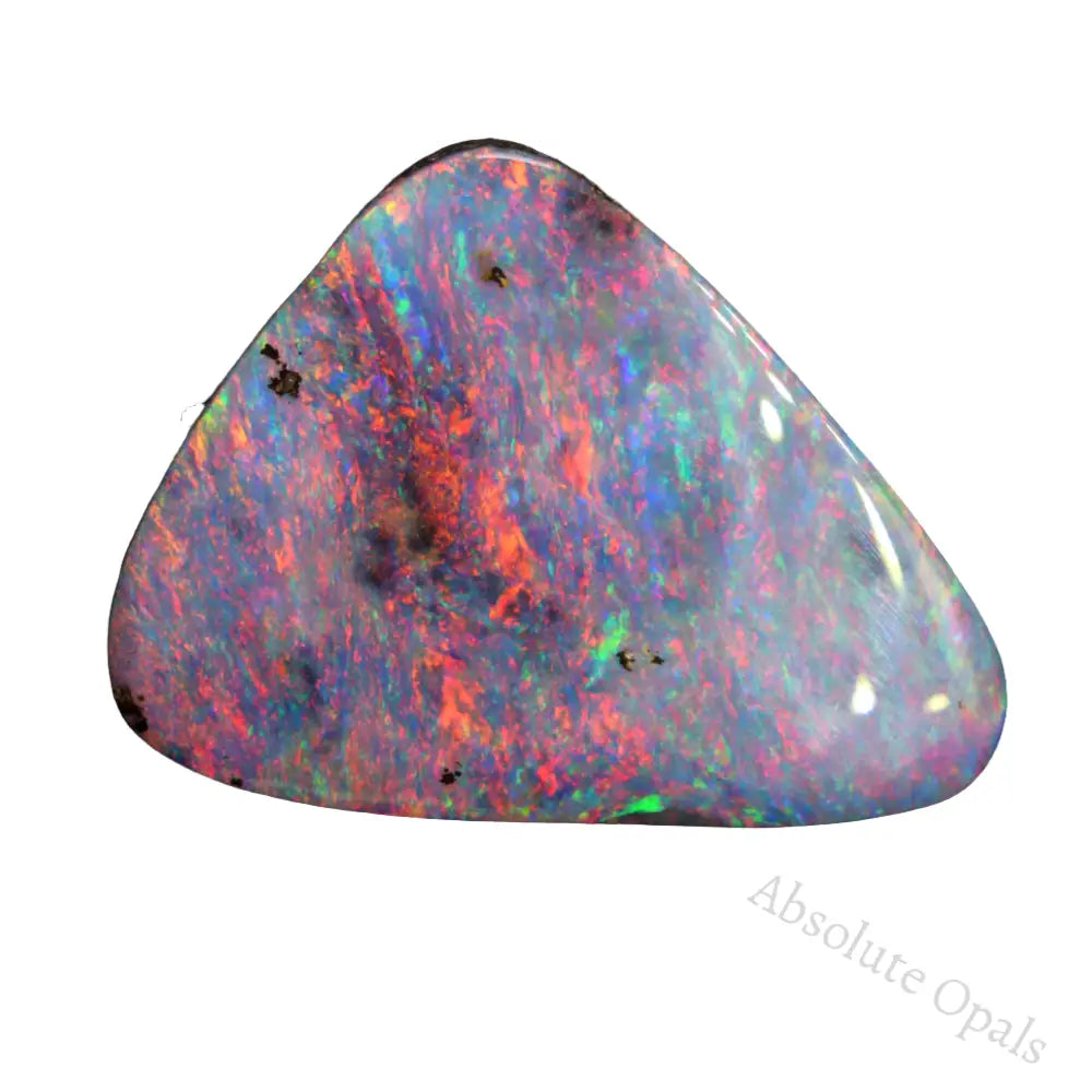 red boulder opal