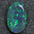 5.56 Cts Australian Solid Black Opal Lightning Ridge