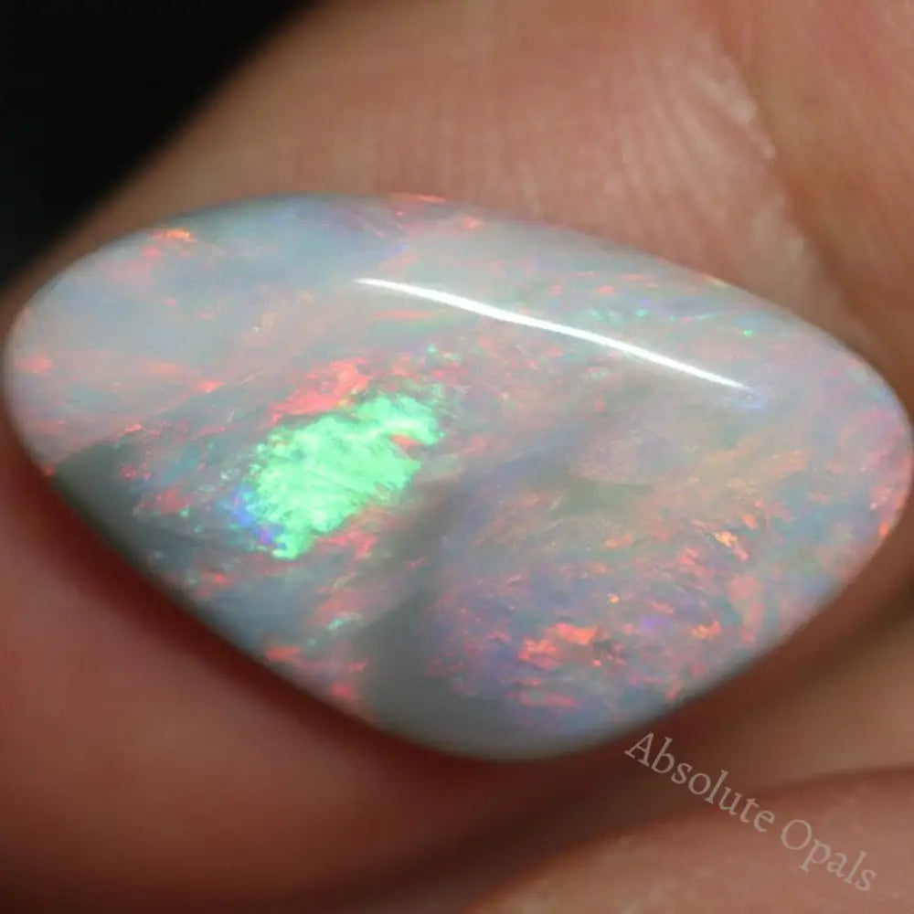 5.65 Cts Australian Semi Black Opal Solid Lightning Ridge Cabochon Loose Stone