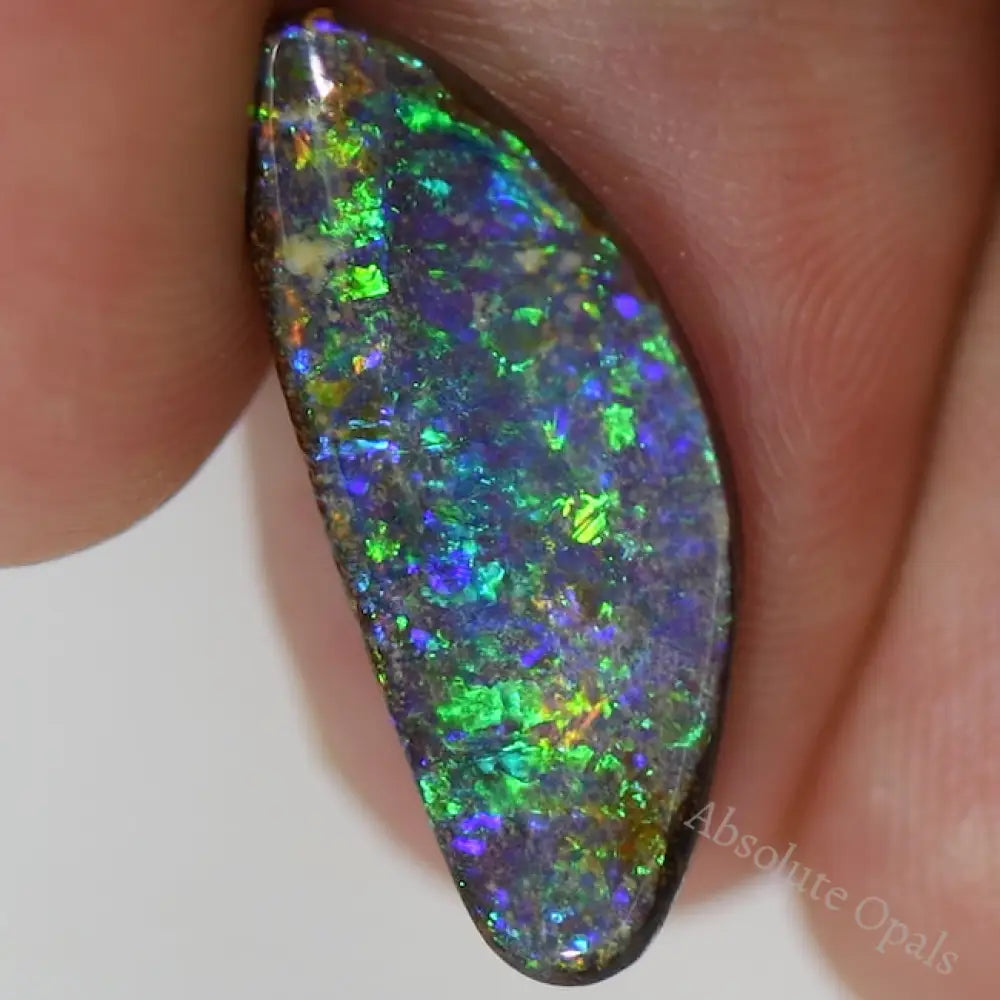 5.67 Cts Australian Boulder Opal Cut Loose Stone