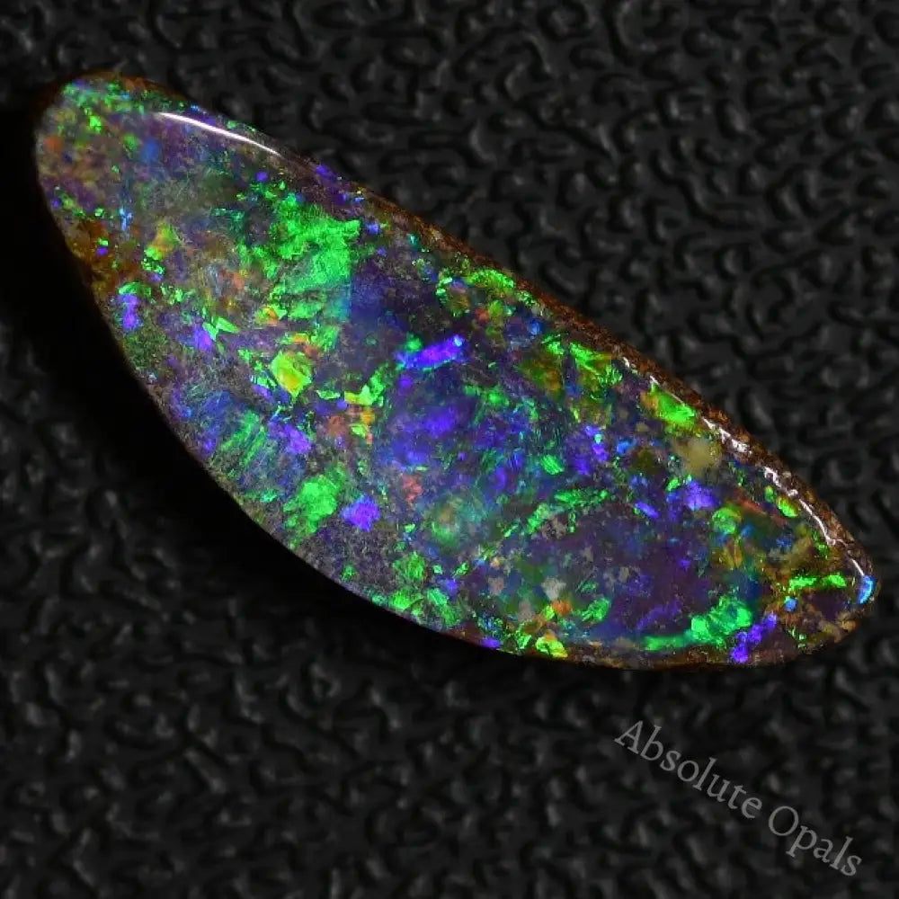 5.67 Cts Australian Boulder Opal Cut Loose Stone