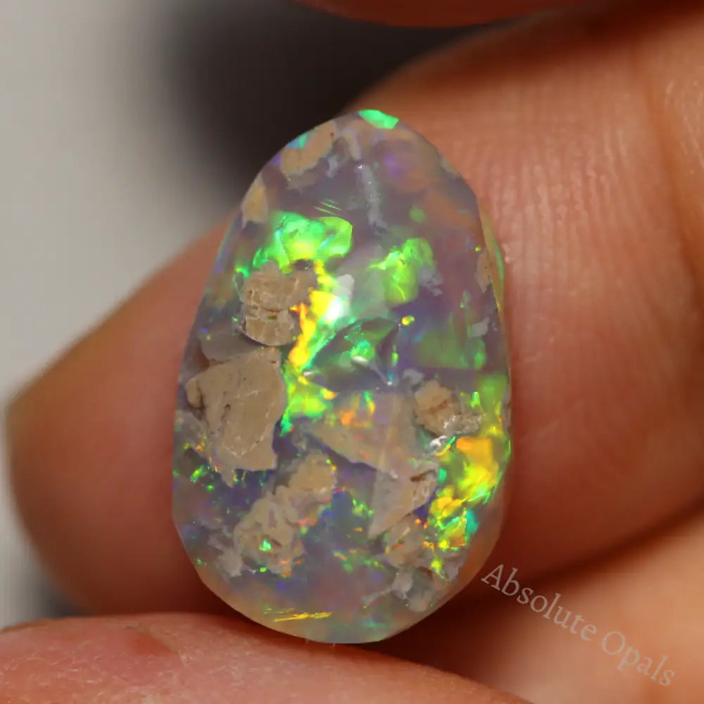 5.69 Cts Single Opal Rough For Carving 16.7X10.7X6.0Mm