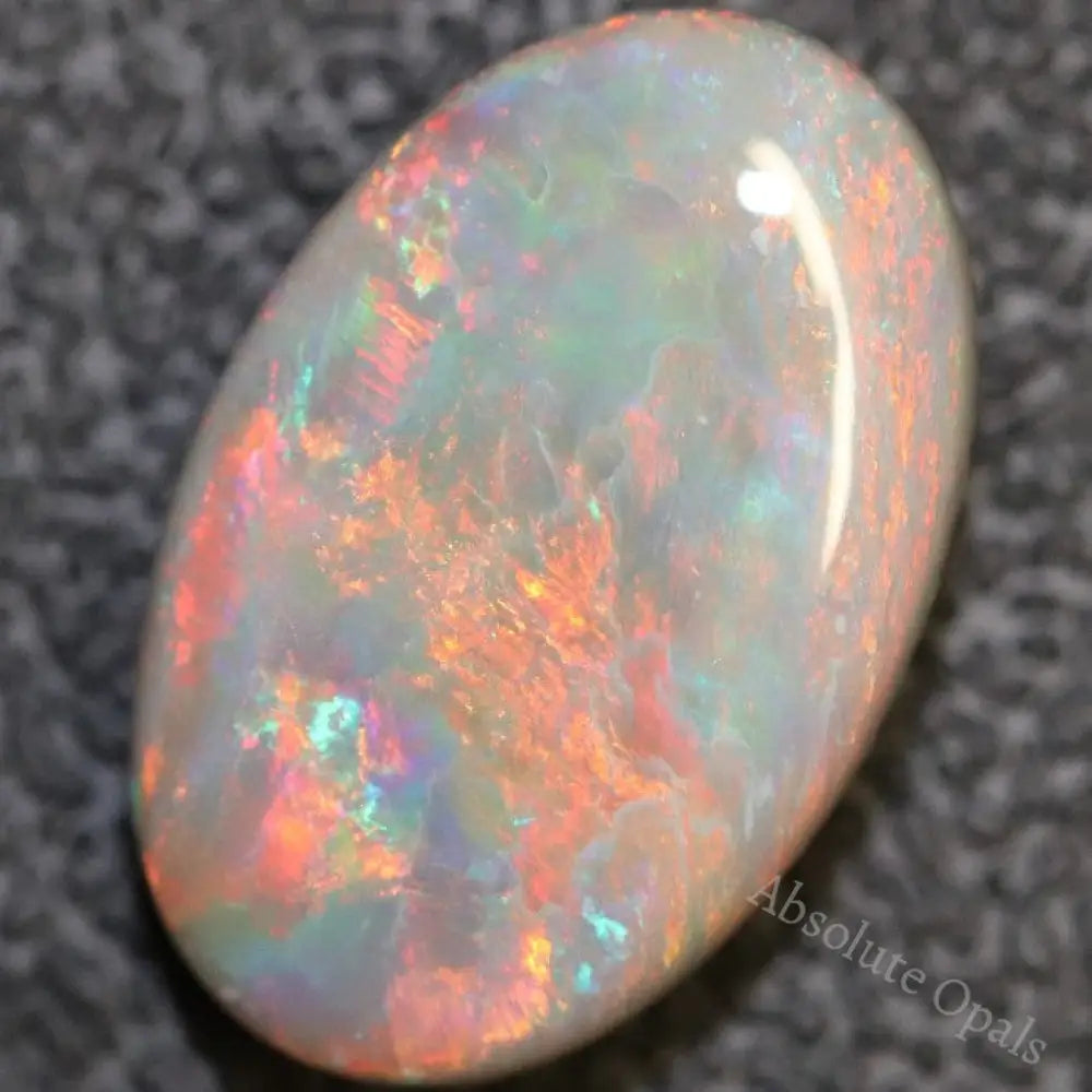 5.94 Cts Australian Semi Black Opal Solid Lightning Ridge Cabochon Loose Stone