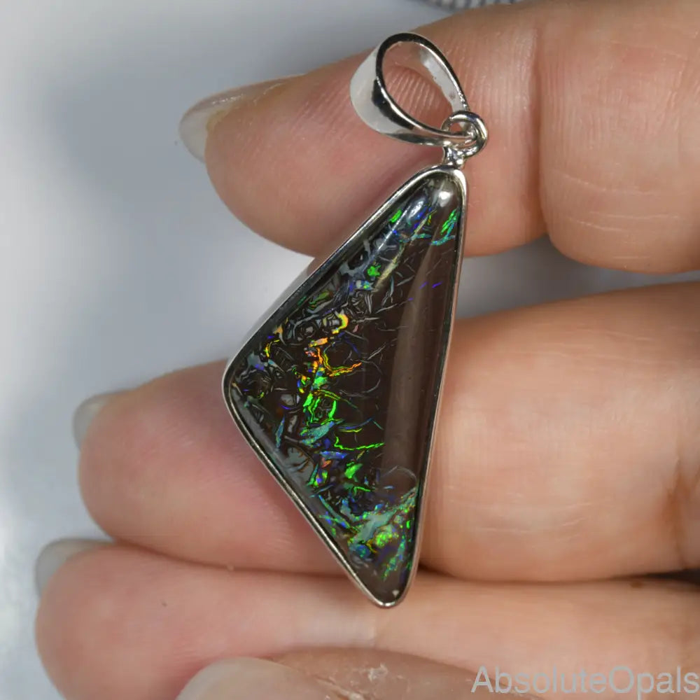 Sterling Silver Boulder hotsell Opal Pendant