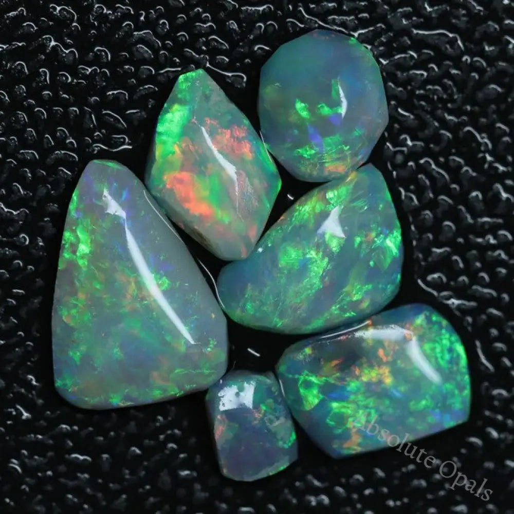 5.5 Cts Opal Rough Parcel Rubs 5.4-12.1X4.1-8.6X1.8-3.0Mm