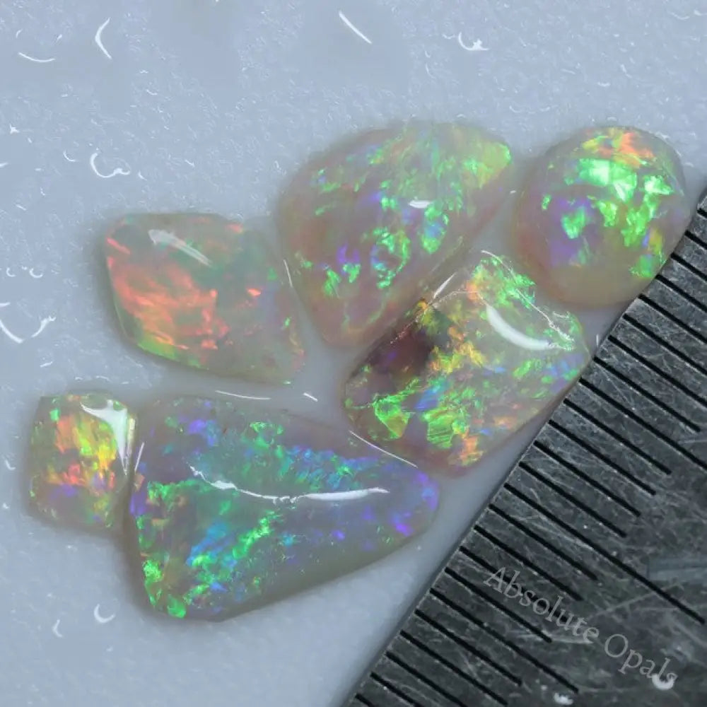 5.5 Cts Opal Rough Parcel Rubs 5.4-12.1X4.1-8.6X1.8-3.0Mm