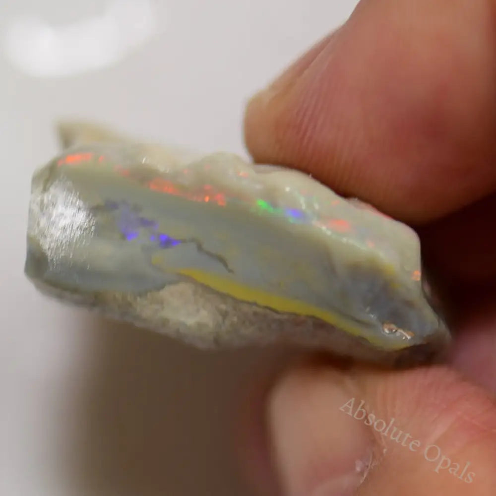 50.35 Cts Australian Single Rough Opal For Carving Lightning Ridge