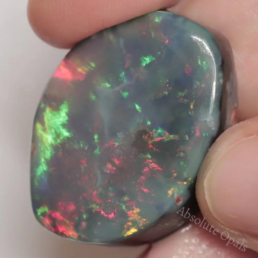 50.6 Cts Australian Black Opal Lightning Ridge Solid Rough Loose Gem Stone