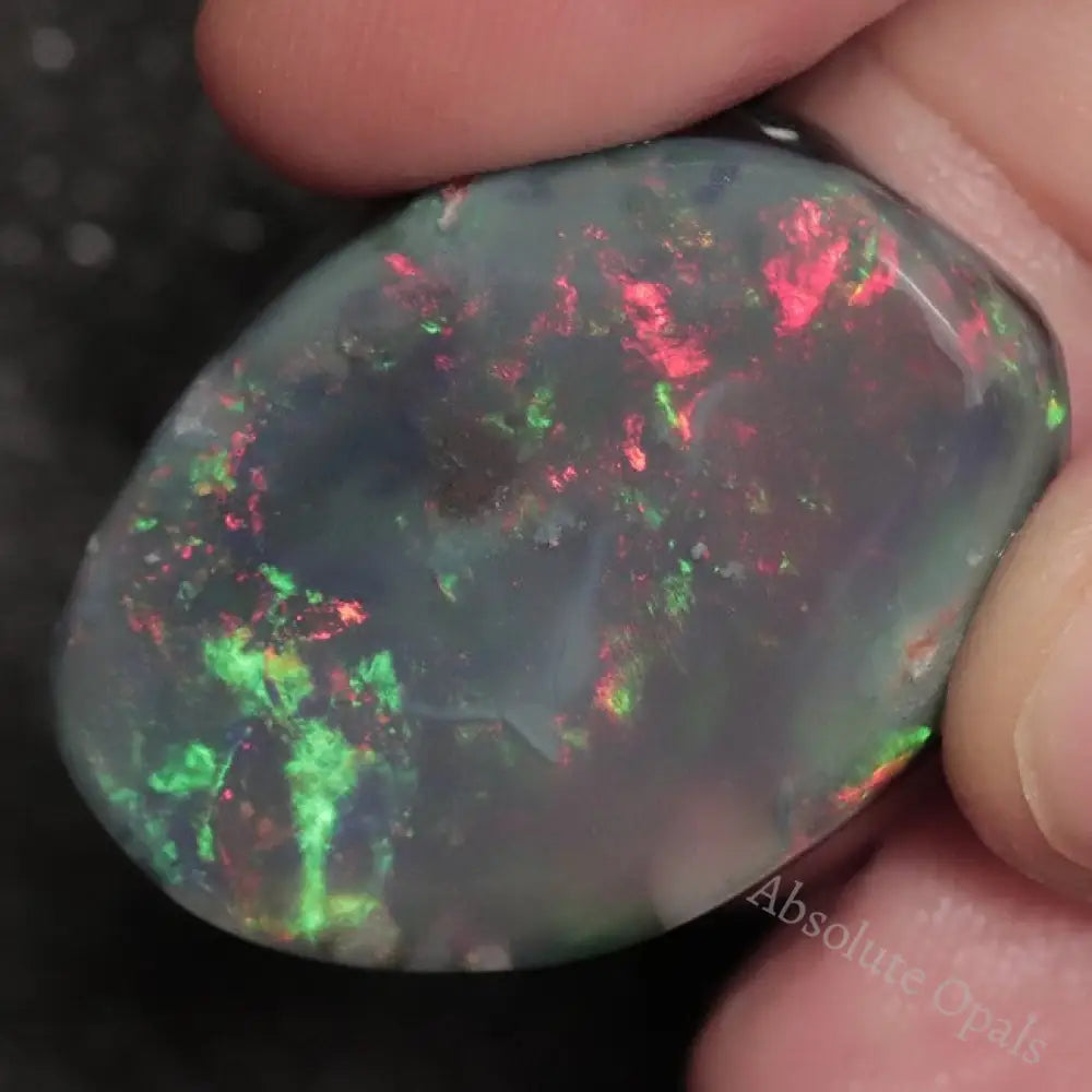 50.6 Cts Australian Black Opal Lightning Ridge Solid Rough Loose Gem Stone