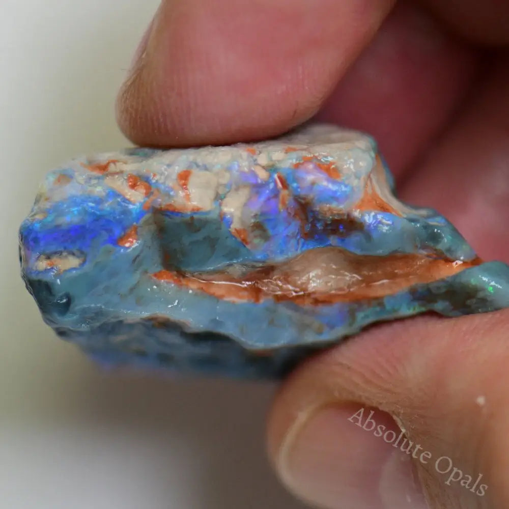 blue Rough Opal