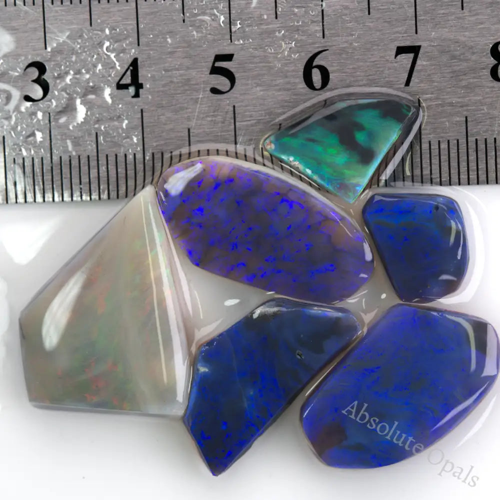 Black rough opal