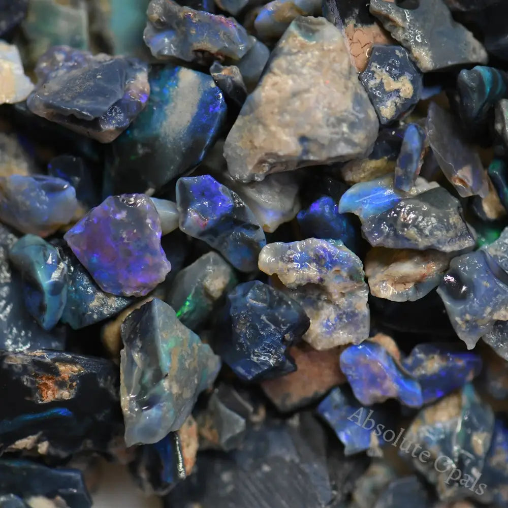 Australian Rough Opal Parcel, Lightning Ridge - Potch and Colour