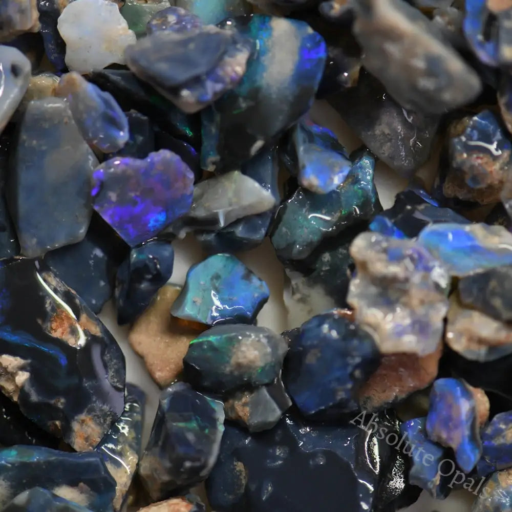 Australian Rough Opal Parcel, Lightning Ridge - Potch and Colour