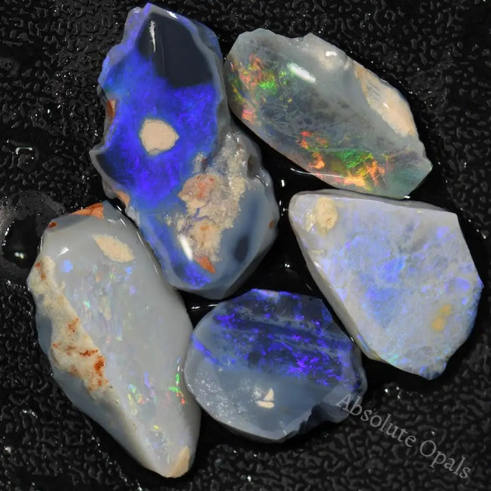 51.0 Cts Australian Rough Opal Parcel Rubs Lightning Ridge Cmr