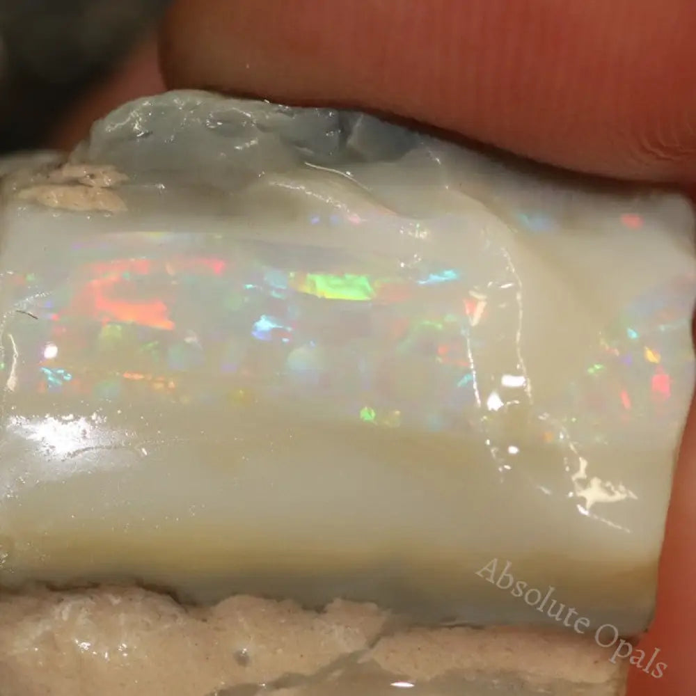 51.10 Cts Australian Semi-Black Opal Rough Lightning Ridge