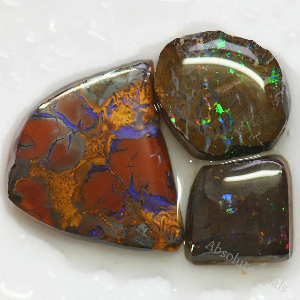 Australian Boulder Opal Rough Parcel