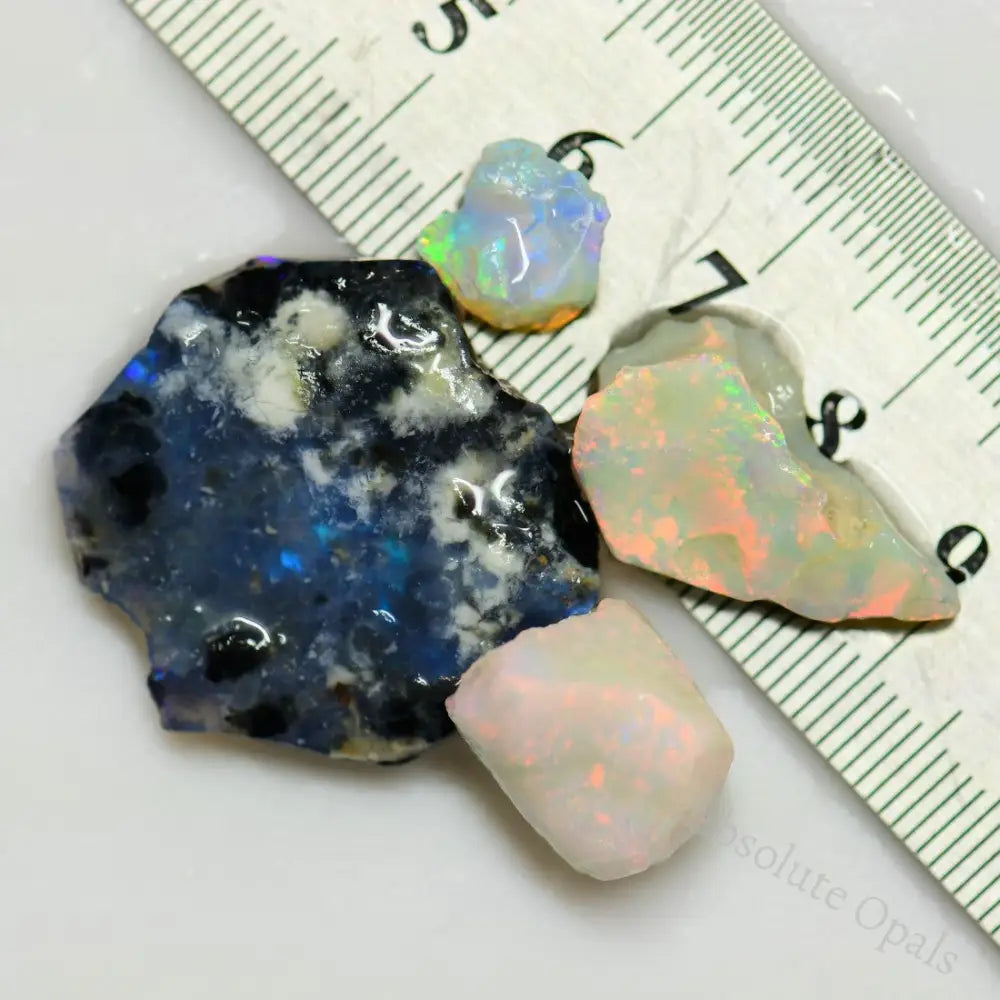 51.75 Cts Australian Rough Opal Parcel Lightning Ridge