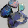 51.85 Cts Black Opal Rough Parcel Gem Stones Lightning Ridge