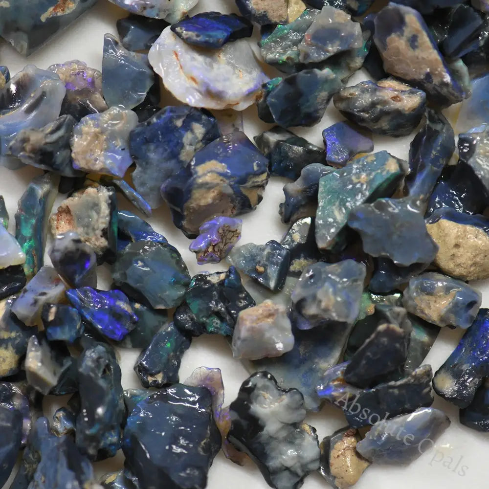 Australian Rough Opal Parcel, Lightning Ridge - Potch and Colour