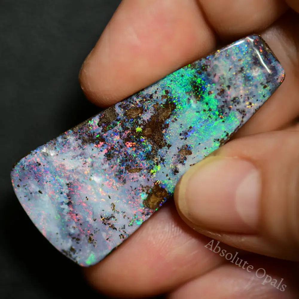 52.1 Cts Australian Boulder Opal Cut Stone