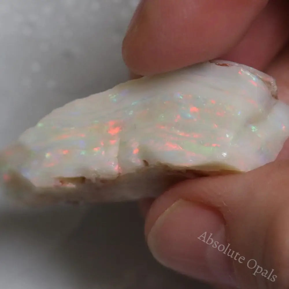 52.25 Cts Australian Semi-Black Opal Rough Lightning Ridge Gem Stone