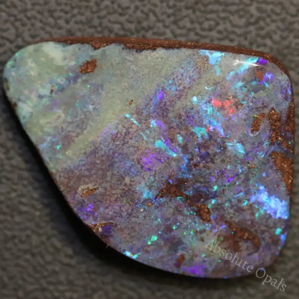 52.5 Cts Blue Australian Boulder Opal Cut Loose Stone