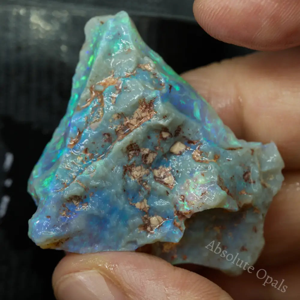 52 Cts Australian Rough Opal Lightning Ridge For Carving