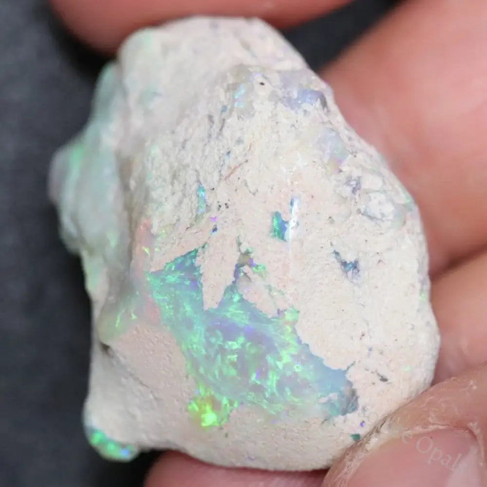 Australian Semi Black Opal Rough, Lightning Ridge, Polished Specimen